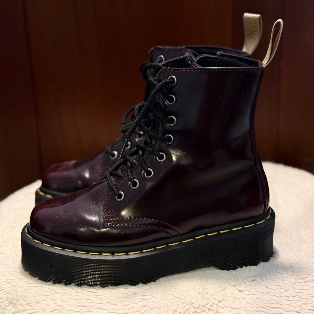 Dr. Martens Burgundy Jadon Boots